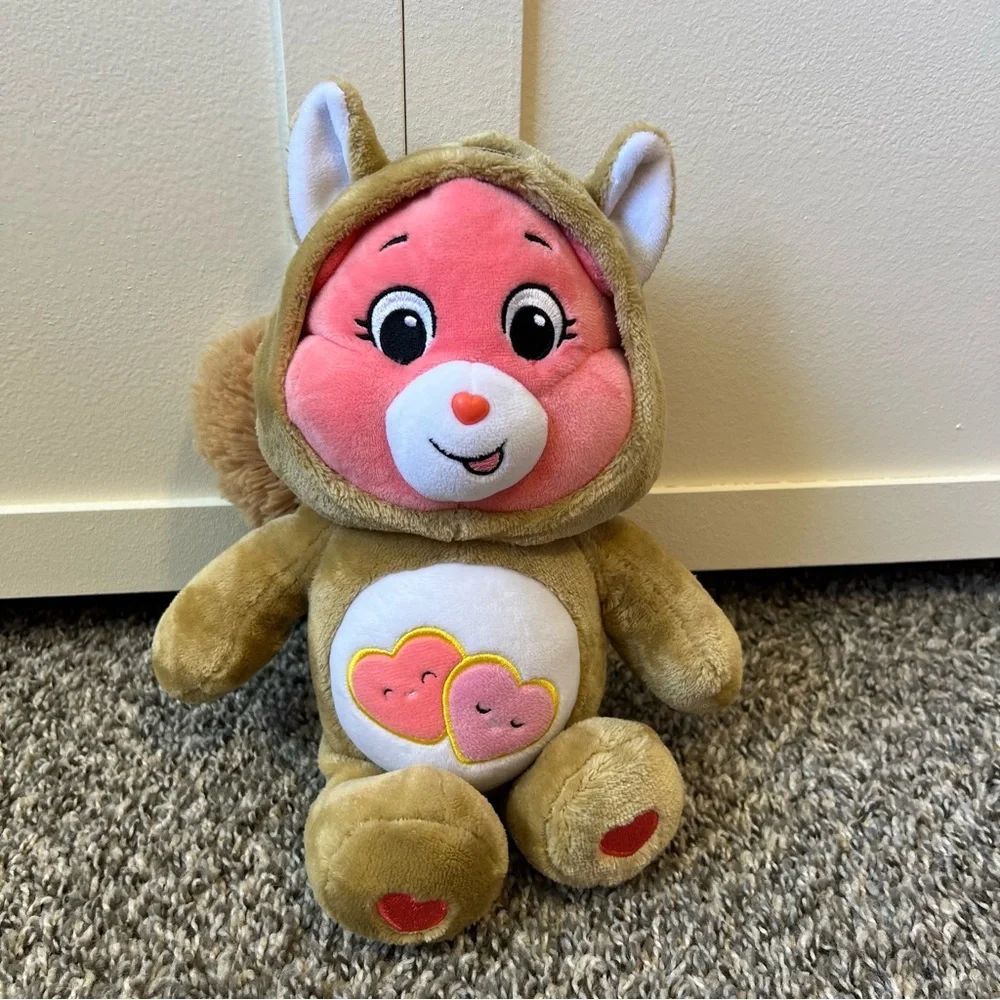 Care Bears Love A Lot Plush Squirrel Hoodie Friends Costume 2021‎ Toy